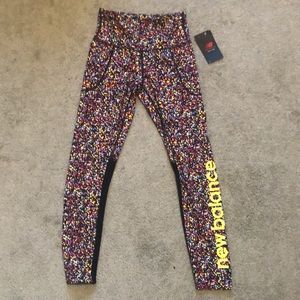 NWT New Balance Tights Leggings with Pockets XS